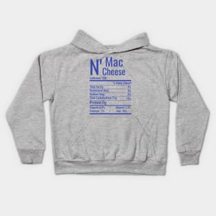 Shirt Mac and Cheese Nutrition Thanksgiving Mac N' Cheese Kids Hoodie